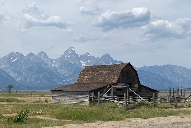 Mormon Row At Grand Teton National Park