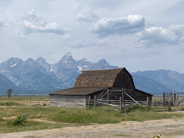 Mormon Row At Grand Teton National Park