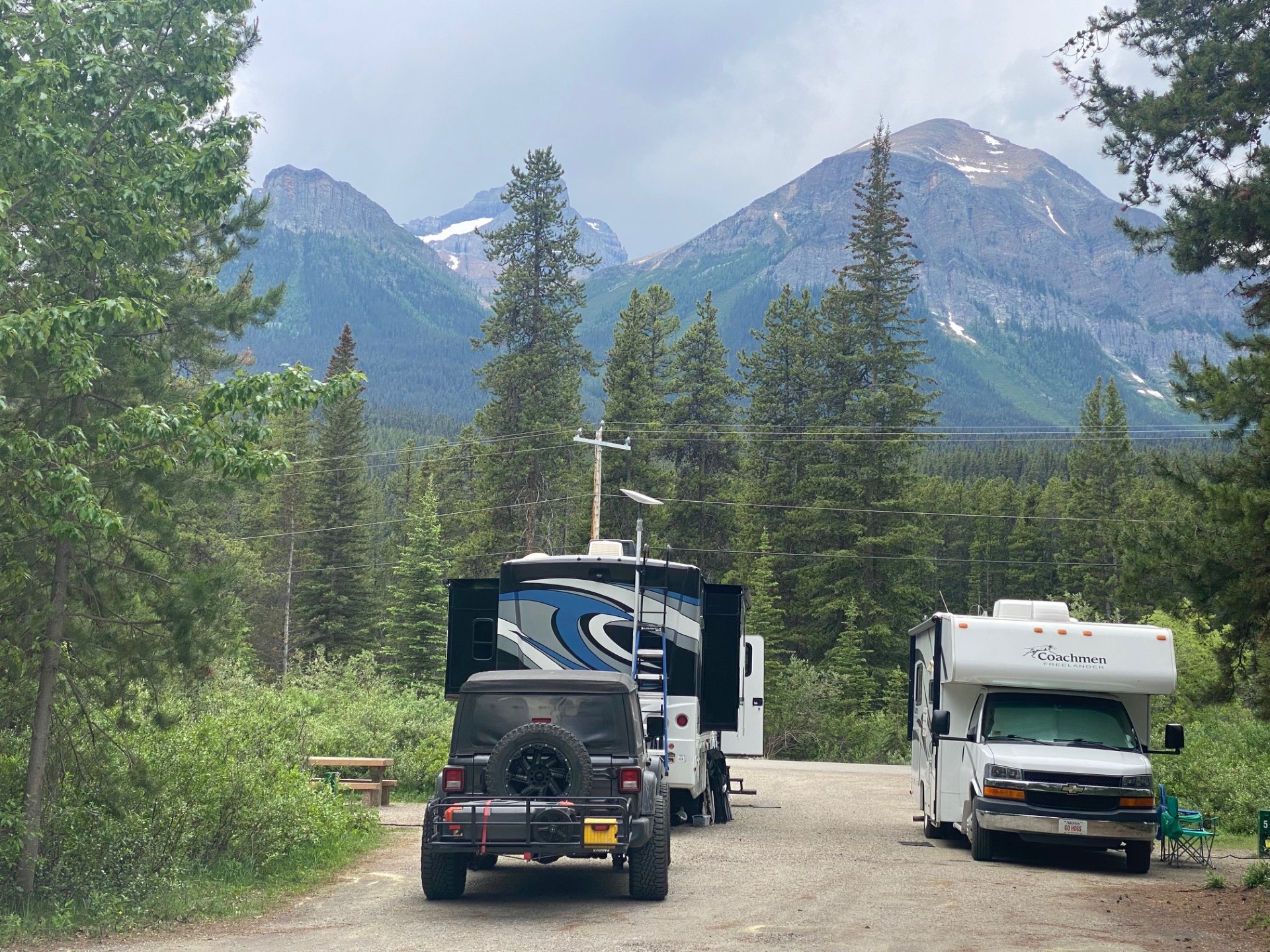 Banff National Park Lake Louise Campground