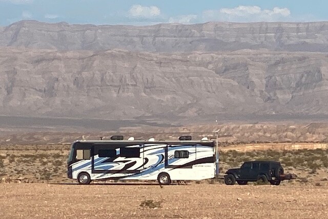 Snowbird Mesa. Our first stop RVing to Alaska